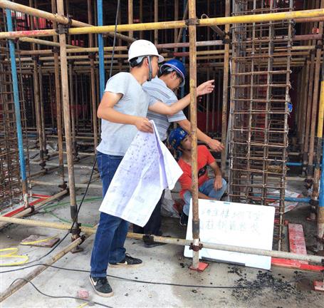 桂華分公司：堅守崗位，端午節(jié)建設(shè)工地不停歇