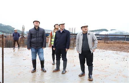 廖立波到項目開展第一季度安全生產(chǎn)質量綜合大檢查