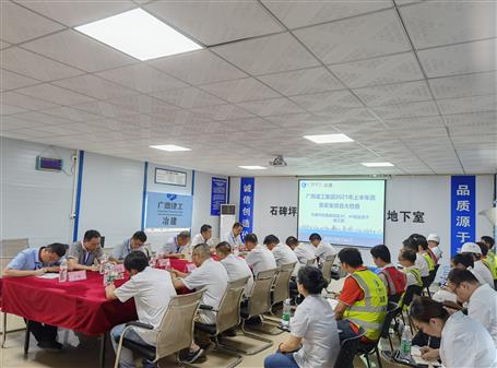 集團(tuán)公司檢查組到石碑坪安置房項(xiàng)目開(kāi)展2021年上半年質(zhì)量安全綜合大檢查