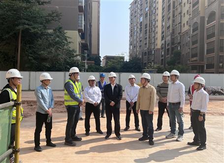 蒙勝益到項(xiàng)目開展安全生產(chǎn)質(zhì)量綜合大檢查