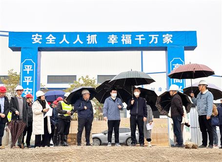 何國烜到冶建公司項(xiàng)目調(diào)研指導(dǎo)