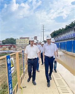 蒙勝益率隊到分公司項目開展2023年第二季度安全生產(chǎn)質量綜合大檢查暨“圍墻內圍墻外”和“以包代管”專項檢查